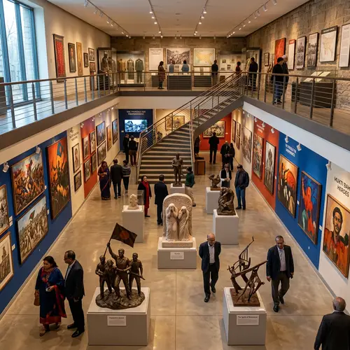 1500 Sq Ft Exhibition Space with Artwork & History Displays