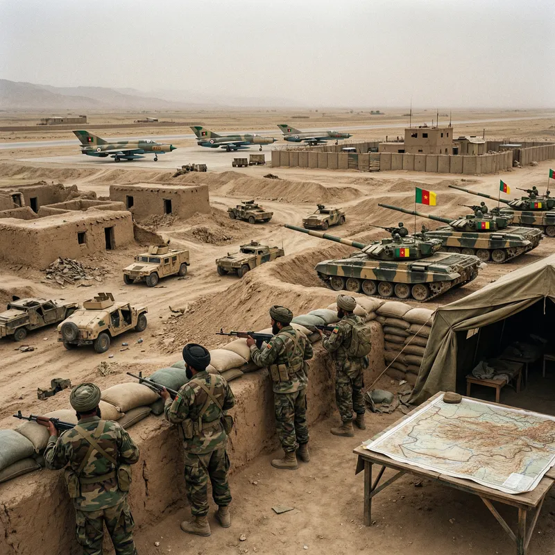 WW3 Conflict: Afghanistan vs Cameroon in Herat Battle