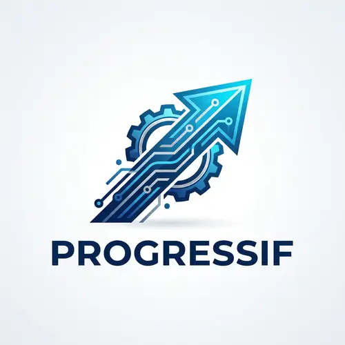 Sleek Logo Design for Progressif Software Company