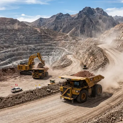 Modern Mining Machinery in Action in Peru