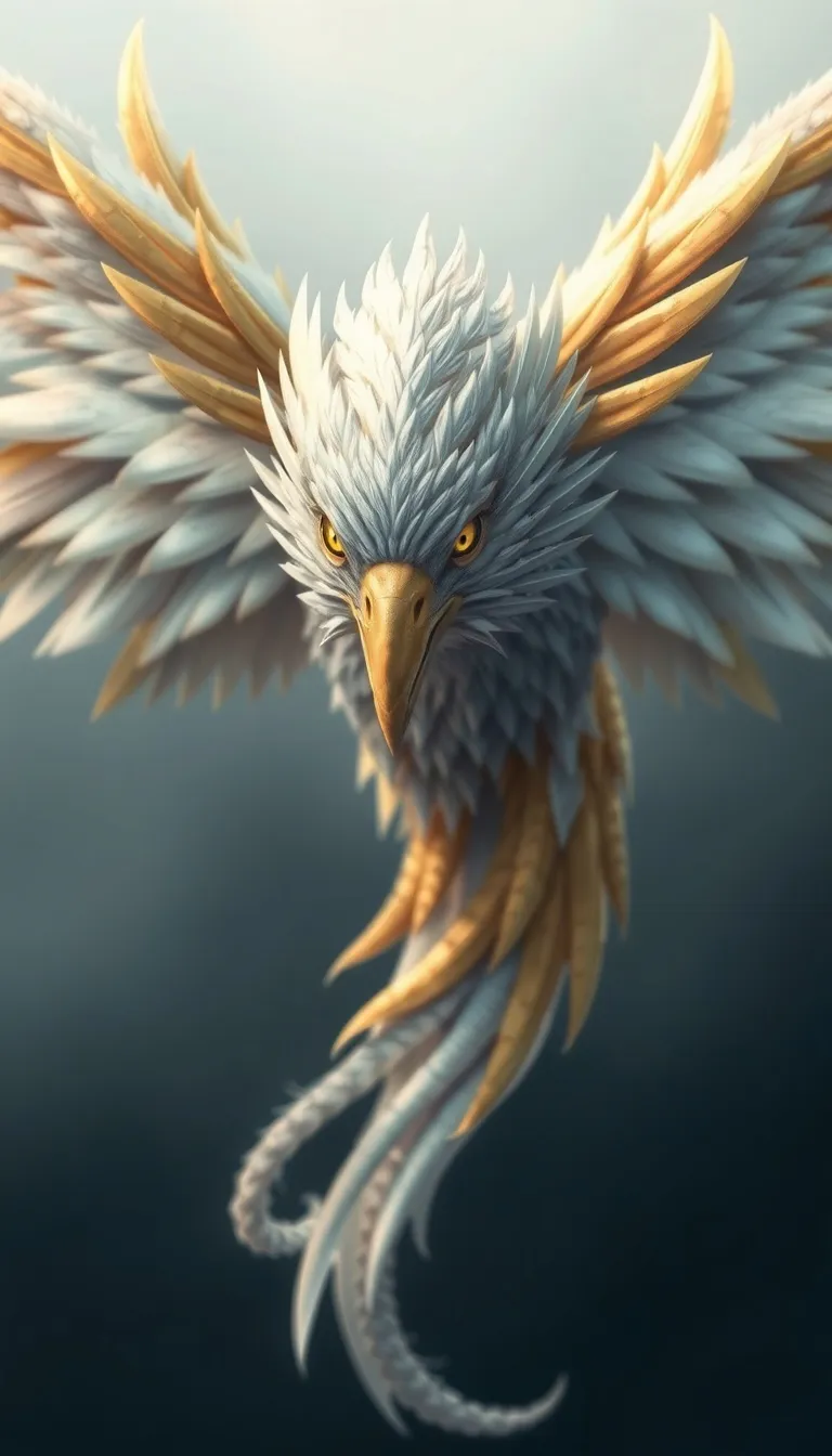 Mythical Winged Creature: Golden-Eyed Eagle Mythical Winged Creature: Golden-Eyed Eagle