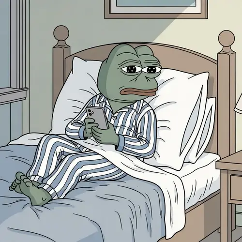 Classic Pepe in Pajamas: Sleepy Vibes