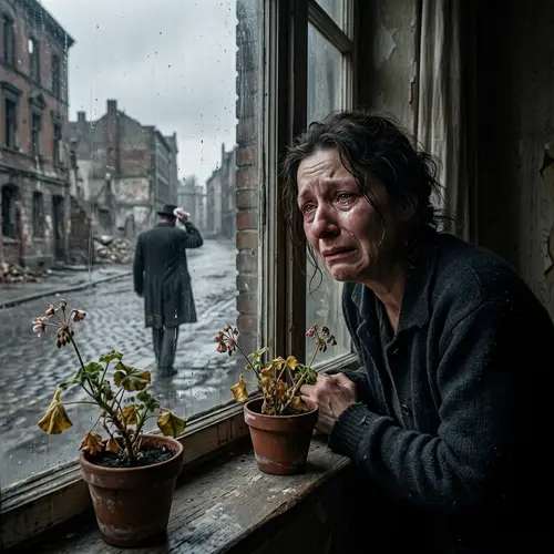 Emotional Scene from Borchert's 'Die traurigen Geranien'