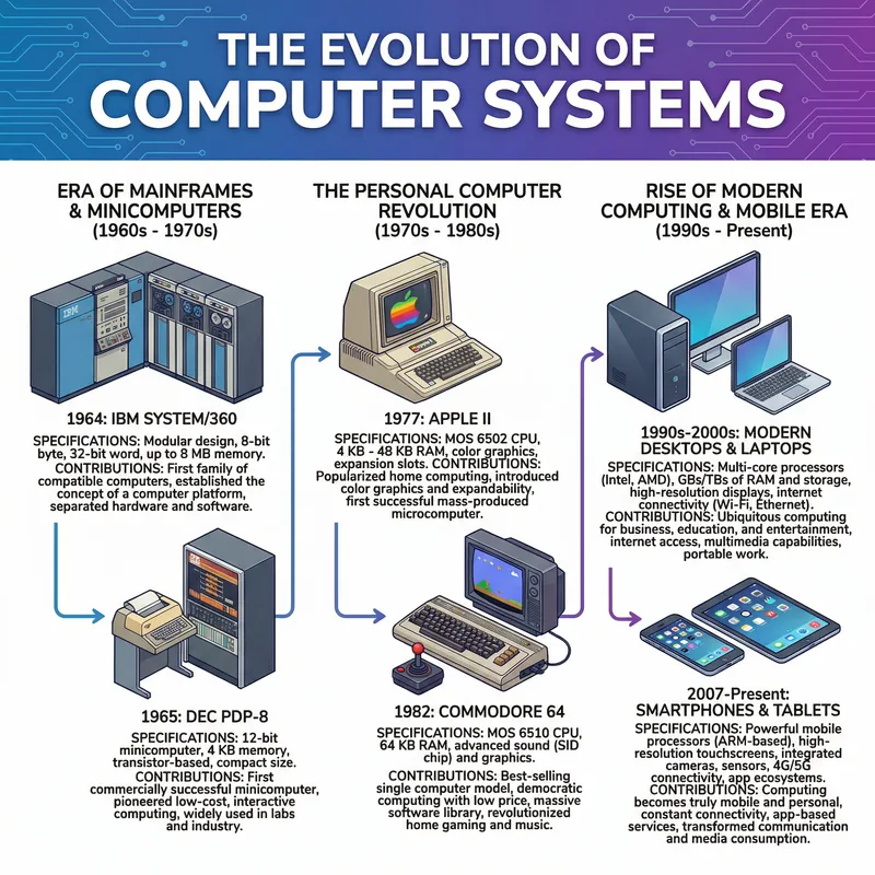 A Timeline of Computer System Evolution