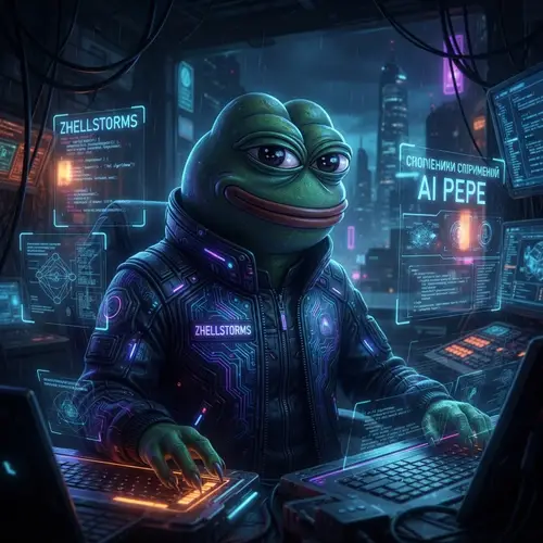 Mysterious AI Pepe by Zhellstorms