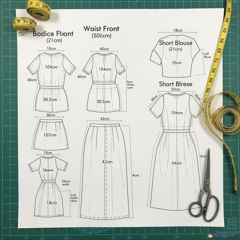 Elegant Evening Dress Sewing Pattern