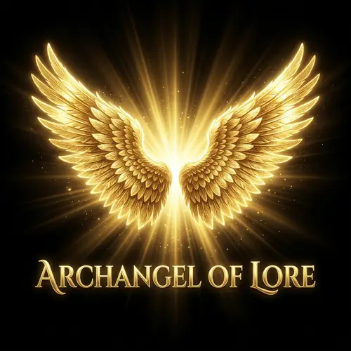 Archangel of Lore - Golden Wings Design