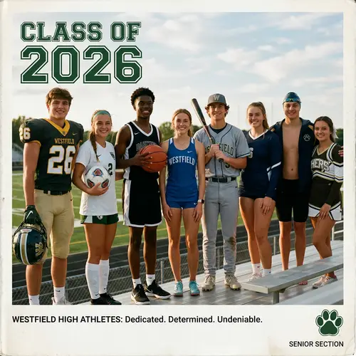 Athletic Yearbook Style for Class of 2026