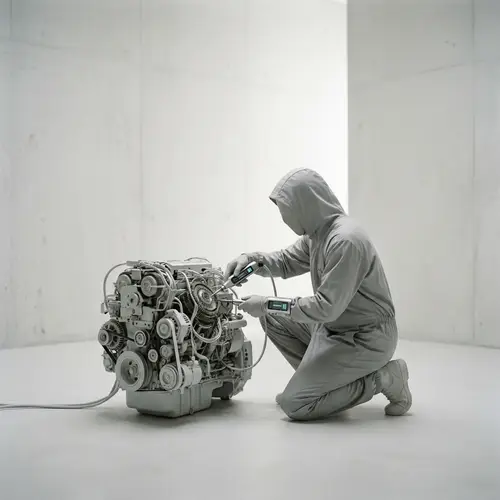 Minimalistic Machinery Repair | Skilled Individual Scene