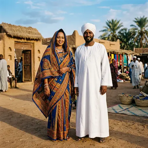Explore Sudanese Traditional Clothing: Tobe & Jalabiya