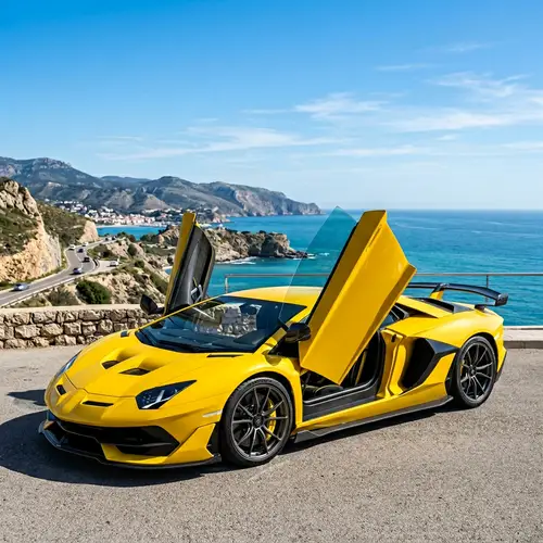Vivid Yellow High-Performance Sports Car | Luxury Design