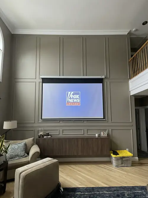 Modern Wall Panels and Floating Cabinets Installation