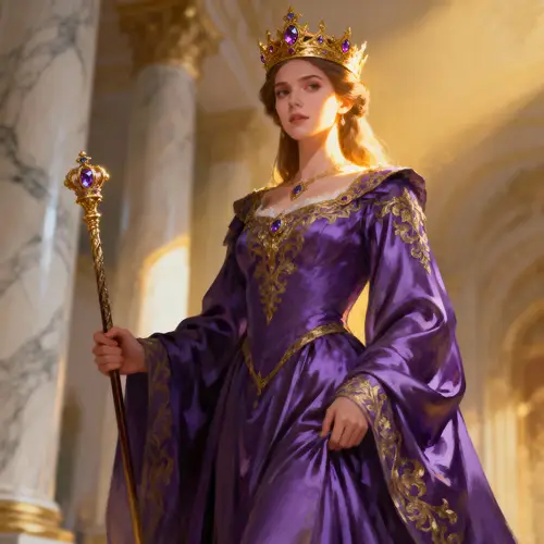 Regal Elegance: A Stunning Queen's Portrait