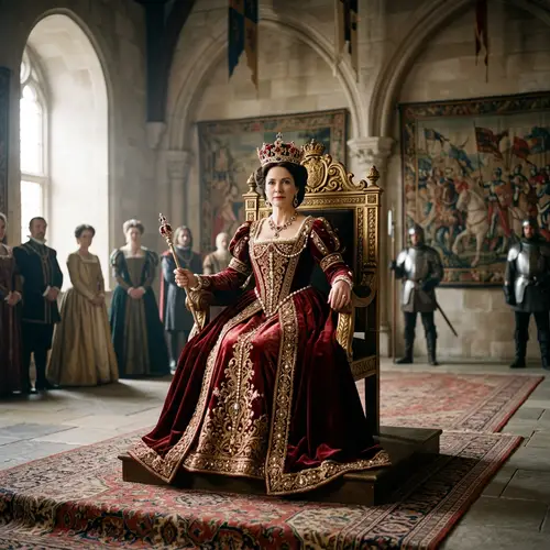 Regal Elegance: A Stunning Queen's Portrait