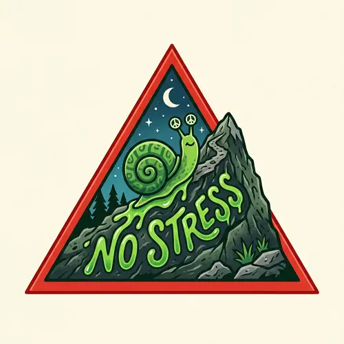 Creative Snail Logo Design - No Stress