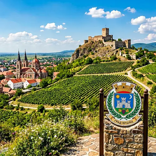 Sunny Day in Vršac, Serbia - Ancient Fortress, Vineyards & Catholic Church