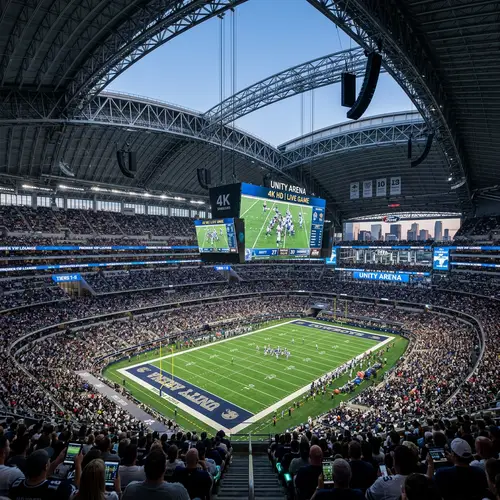 Luxury Retractable Roof Stadium With Advanced Features