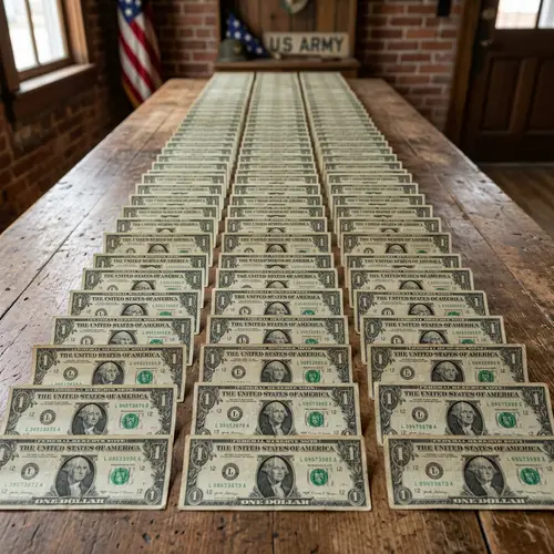 Army of 1,000 Dollars: A Visual Tribute to Dollar Bills