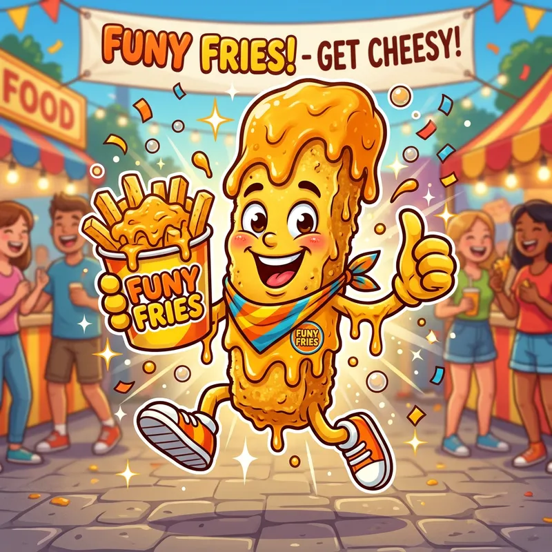 Unique Mascot Design for FUNY FRIES Unique Mascot Design for FUNY FRIES