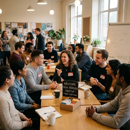 Fun Moments with New Friends: First Meeting Highlights