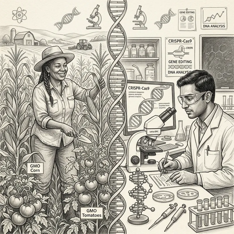 GMO Pencil Drawing: Insightful Perspectives