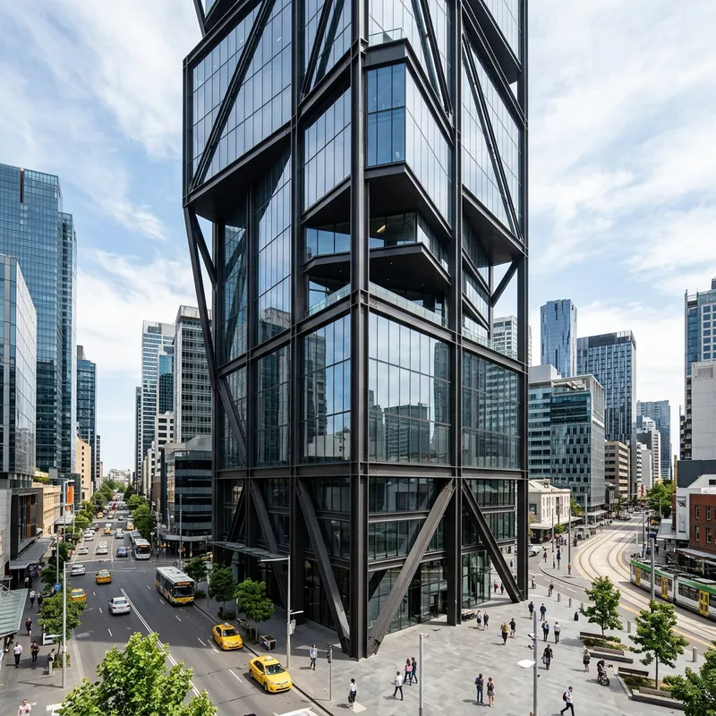 Resilient Modern Architecture: Steel Framework Design