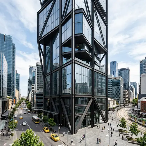 Resilient Modern Architecture with Steel Framework