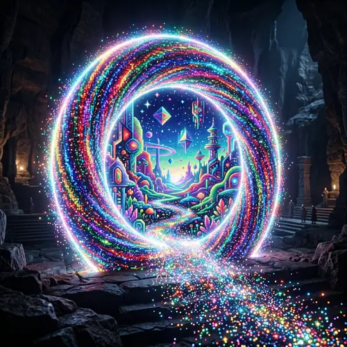 Pixel Portal: A Gateway to Vibrant Dimensions