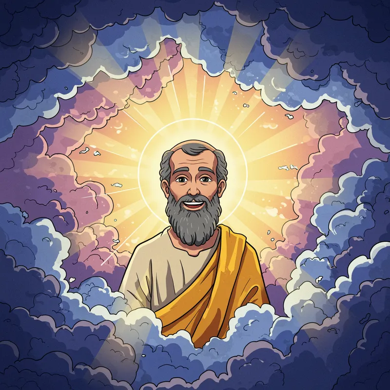 St. Paul Smiling Through Colorful Storms