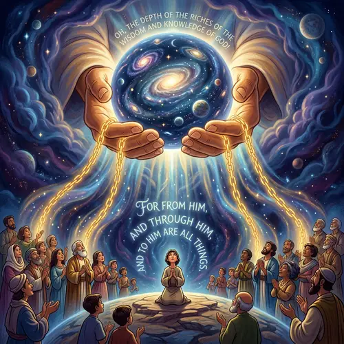 Divine Mercy and Wisdom - Awe-Inspiring Cartoon