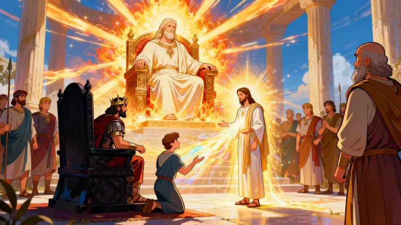 God's Majesty: A Cartoon of Divine Authority