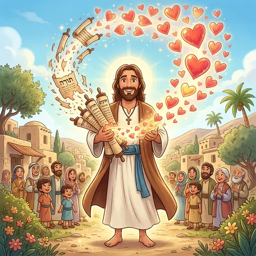Jesus Christ Cartoon: Love from the Law