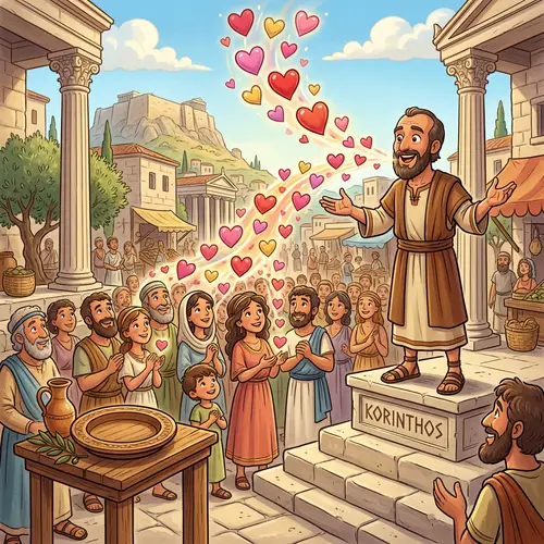 St. Paul Preaching in Corinth: A Heartfelt Message