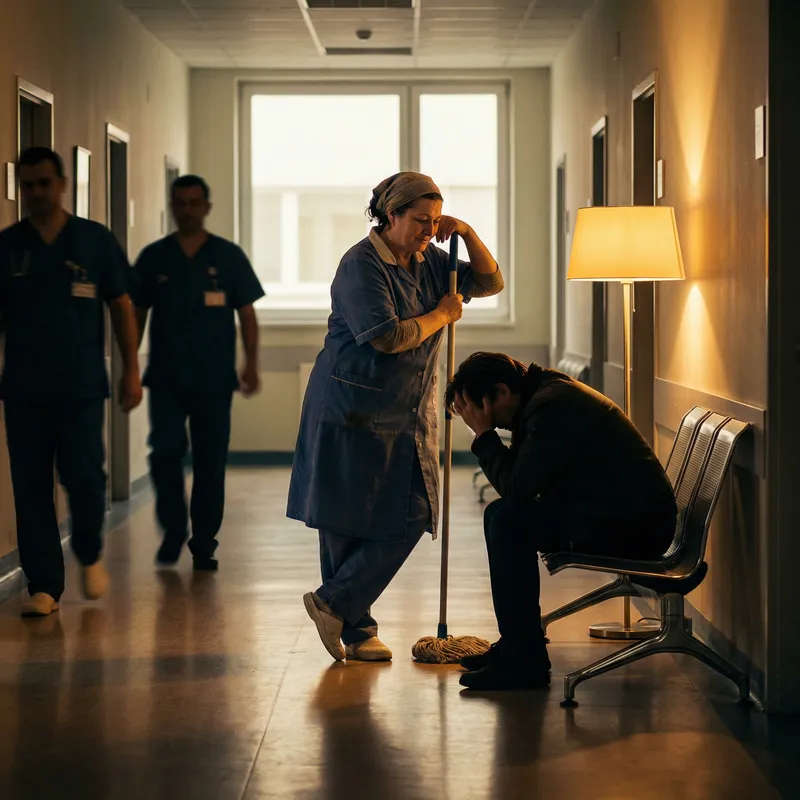 Compassionate Moments in Hospital Corridors