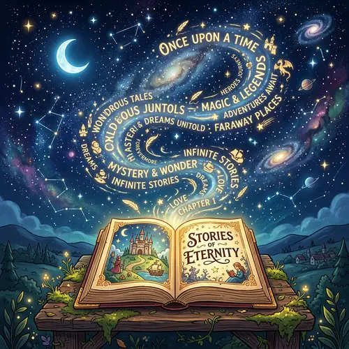 Infinite Stories from an Open Book