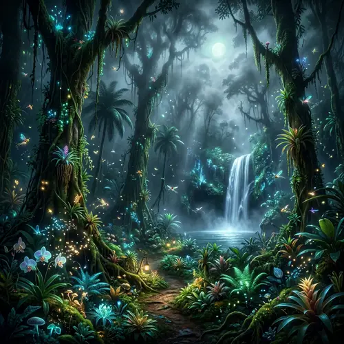 Enchanted Jungle: Ethereal Realm of Fantasy