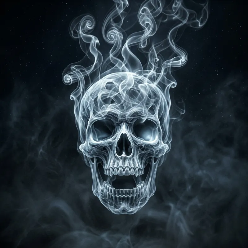 Ethereal Smokey Skull Wish Ethereal Smokey Skull Wish