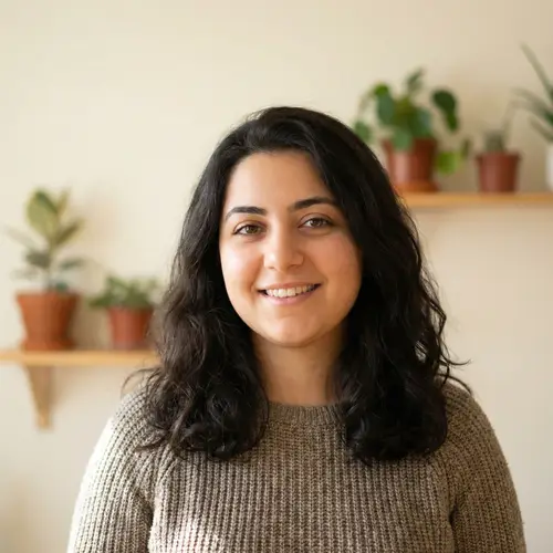 Portrait of a Charming Young Middle-Eastern Woman