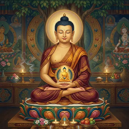 Buddha in Navel of Buddha: A Meditative Journey