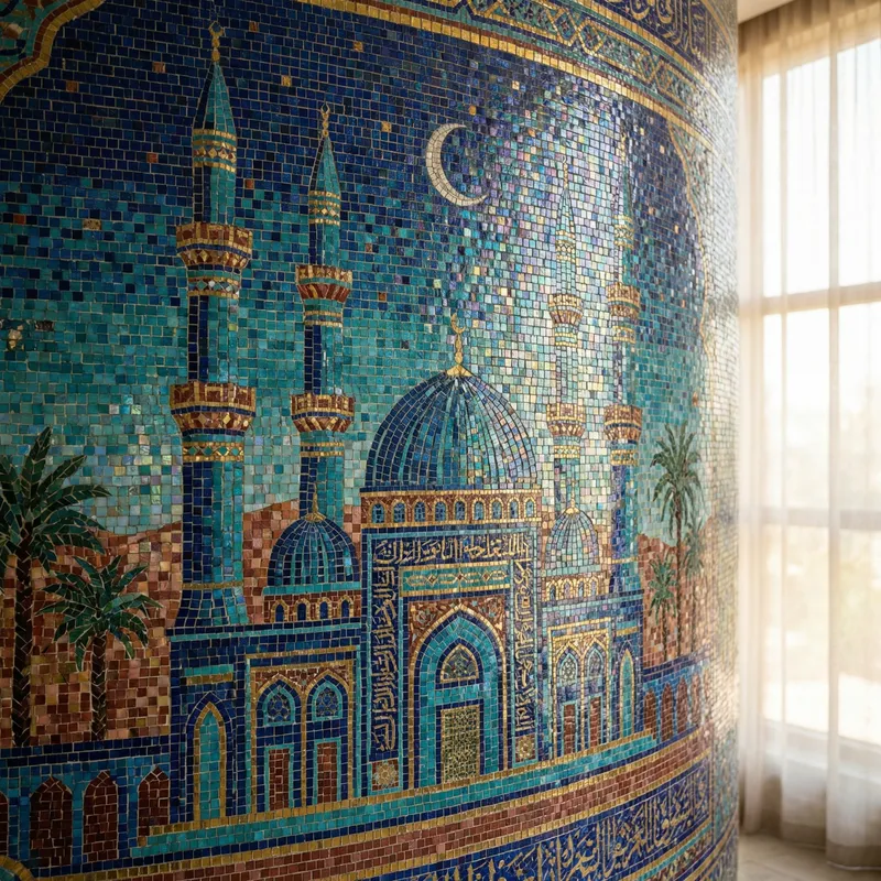 Islamic Mosque Mosaic Art: A Stunning Display of Culture Islamic Mosque Mosaic Art: A Stunning Display of Culture