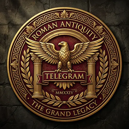 Roman Antiquity Style Logo for Telegram Channel