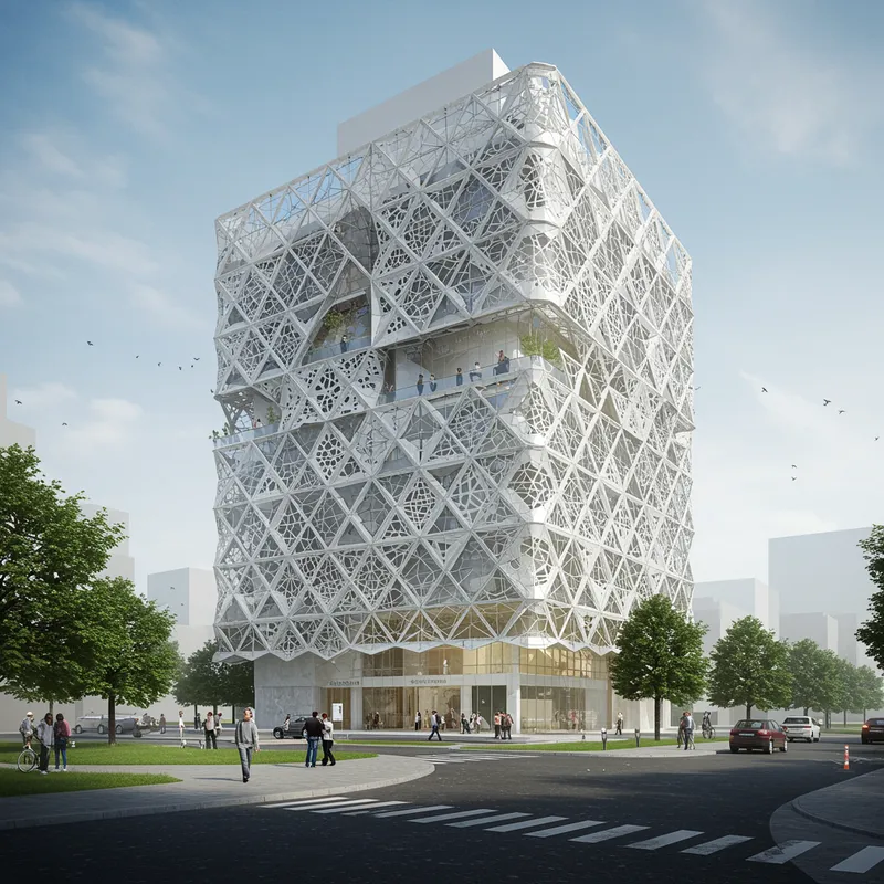 Innovative Urban Icon: Sustainable Architectural Design