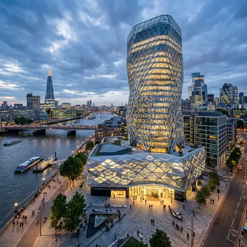 Innovative Urban Icon: Sustainable Architectural Design