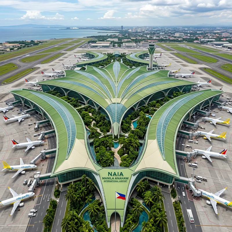Anahaw-Inspired Airport Architecture: Nature-Inspired Design