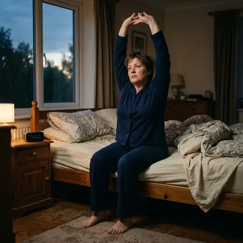 45-Year-Old Woman Waking Up at 5:00 AM in Morning from Bed