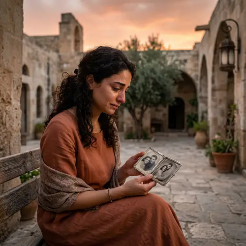 Emotional Expression of Love | Middle-Eastern Woman with Locket