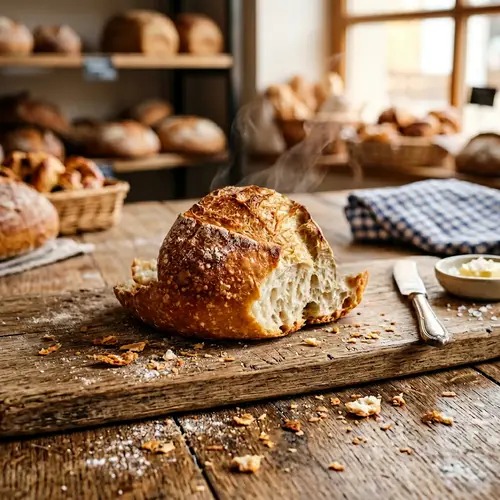 Freshly Baked European Bread Rolls - булка