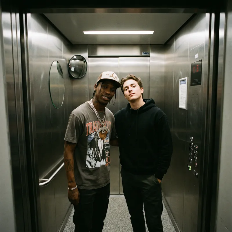 You and Travis Scott in an Elevator Photo
