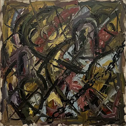 Gamophobia in Art: Abstract Symbolic Masterpiece