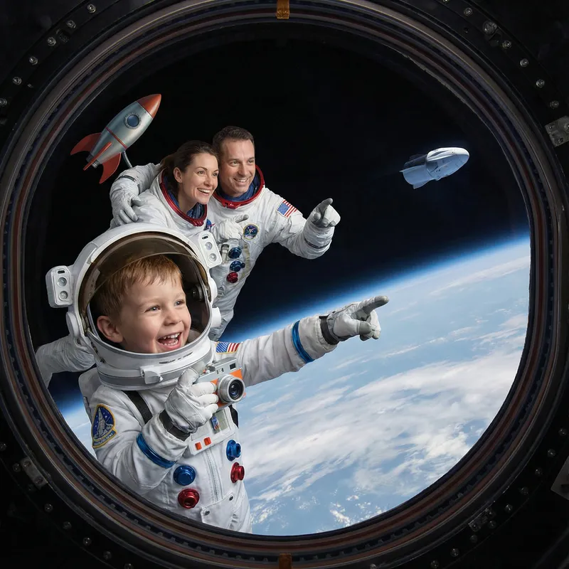 Space Adventures: Family of Astronauts Explore Together